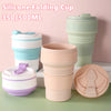 Kitchen Gadgets Folding Cup Collapsible Mug With Cover Coffee Mug - CINCHWIERD 